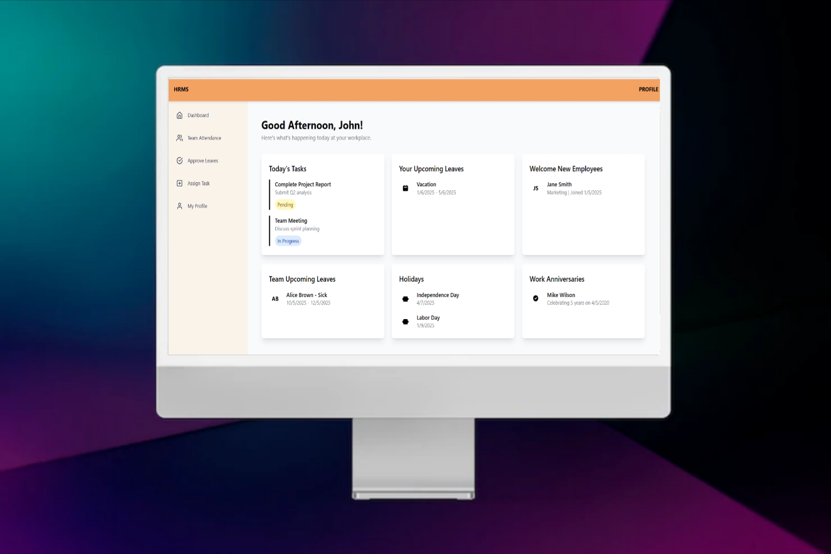 HRMS CRM Showcase 2